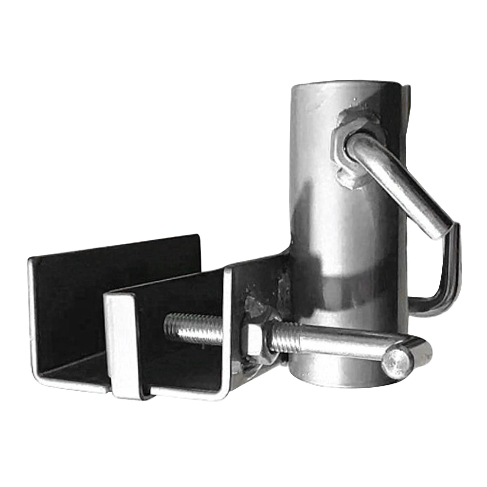 

Heavy Duty Metal Portable Balcony Umbrella Stand Waterproof Rain Gear Patio Stable Parasol Fixed Clip Bracket Outdoor Garden