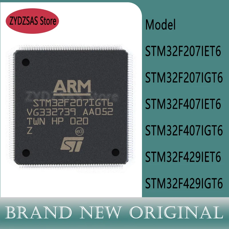 

STM32F207IET6 STM32F207IGT6 STM32F407IET6 STM32F407IGT6 STM32F429IET6 STM32F429IGT6 STM32F207 STM32F407 STM32F429 IC MCU Chip