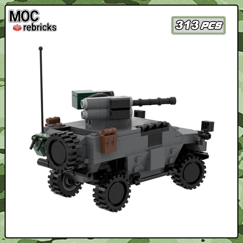 Военная серия VN4 разведчик автомобиль строительные блоки пехота боевой Модель