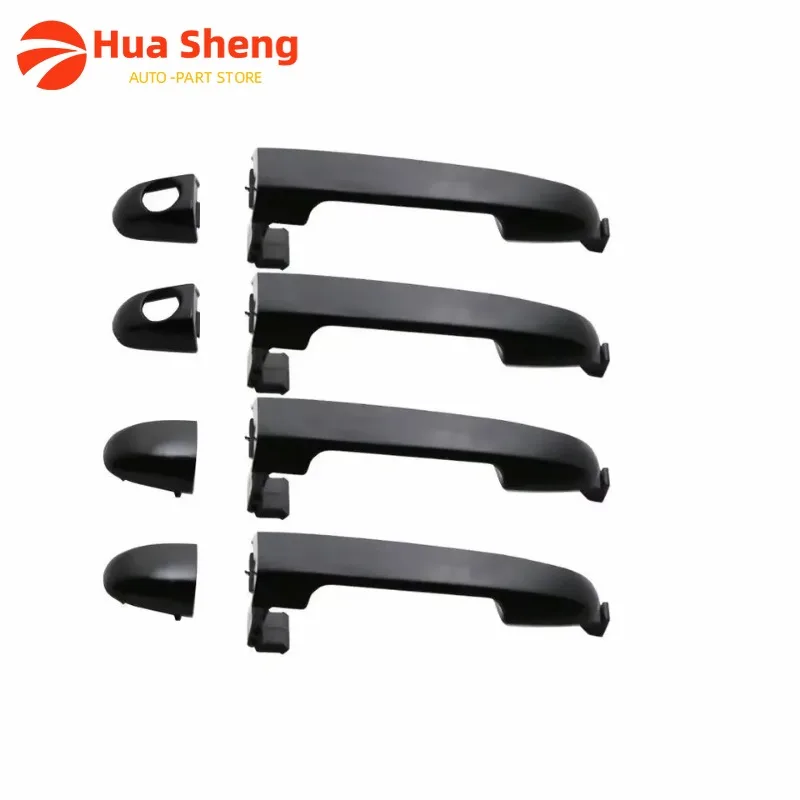 4 шт. 82651-2H000 82652-2H000 наружная хромированная черная дверная ручка 1 комплект