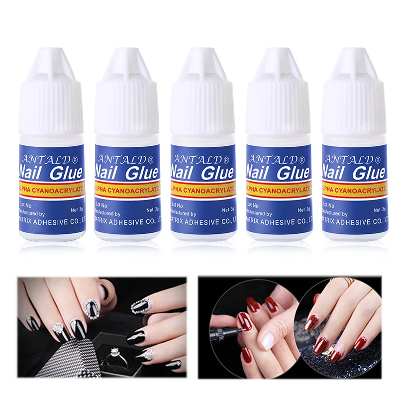 

Быстросохнущий клей для ногтей, 10 г, для накладных ногтей, акриловый клей для наращивания ногтей, инструмент для ухода за ногтями с кисточко...