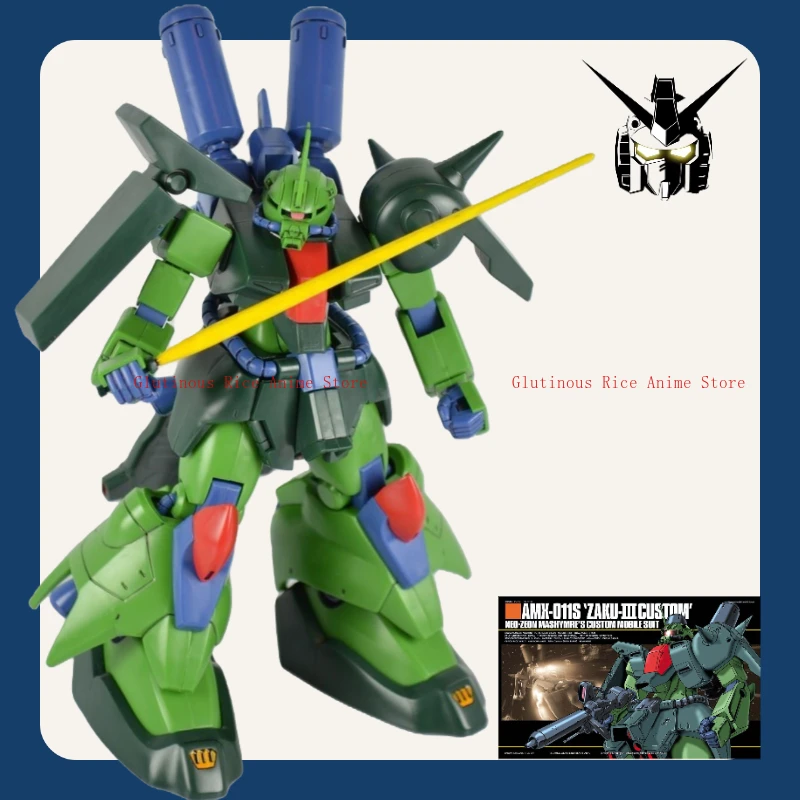 Фото Bandai HGUC 1:144 003 AMX-011S Zaku III на заказ Gundam сборная модель игрушка орнамент подарок на день рождения оригинальные коллекционные предметы совершенно новый №1