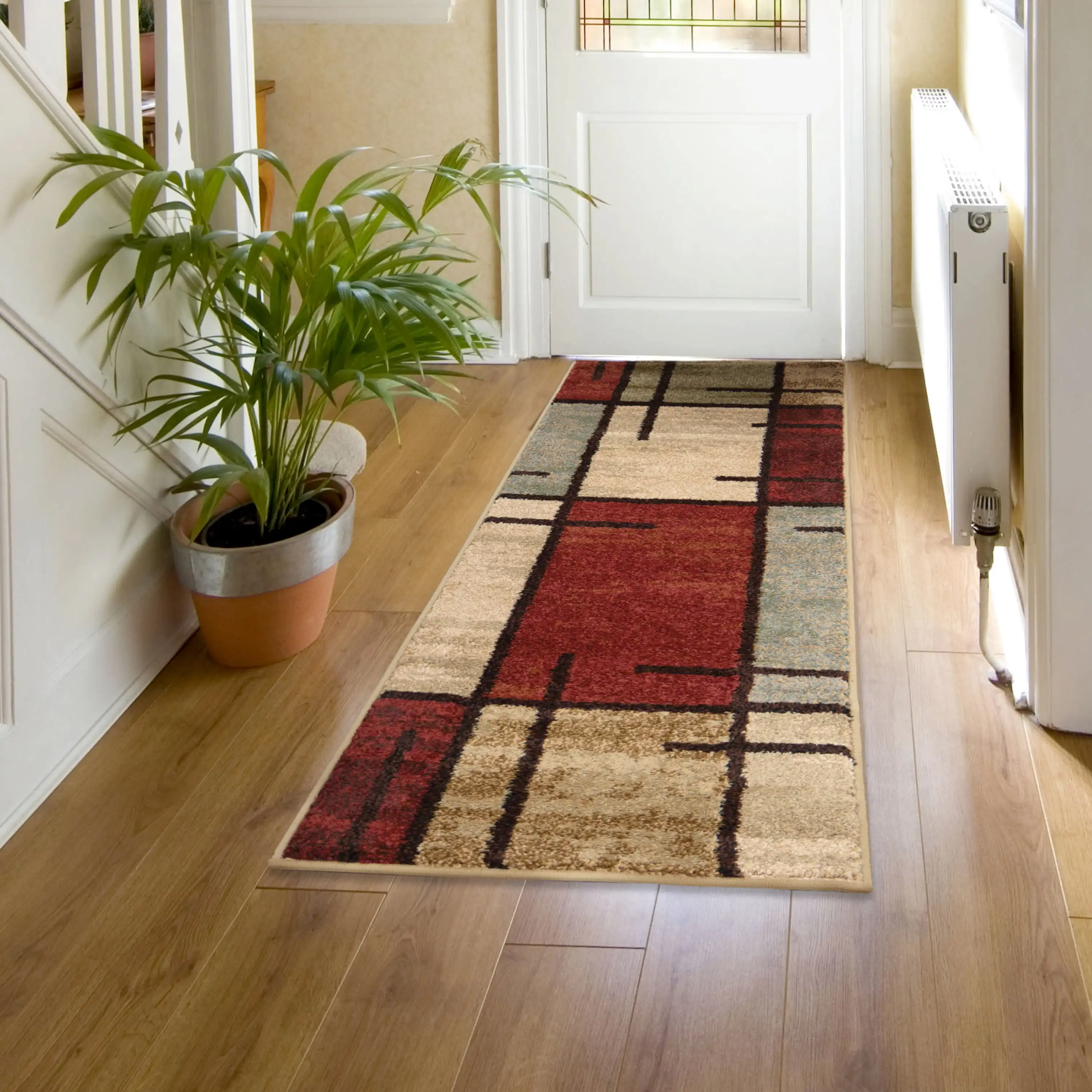 

Spice Grid Area Rug or Runner Rug