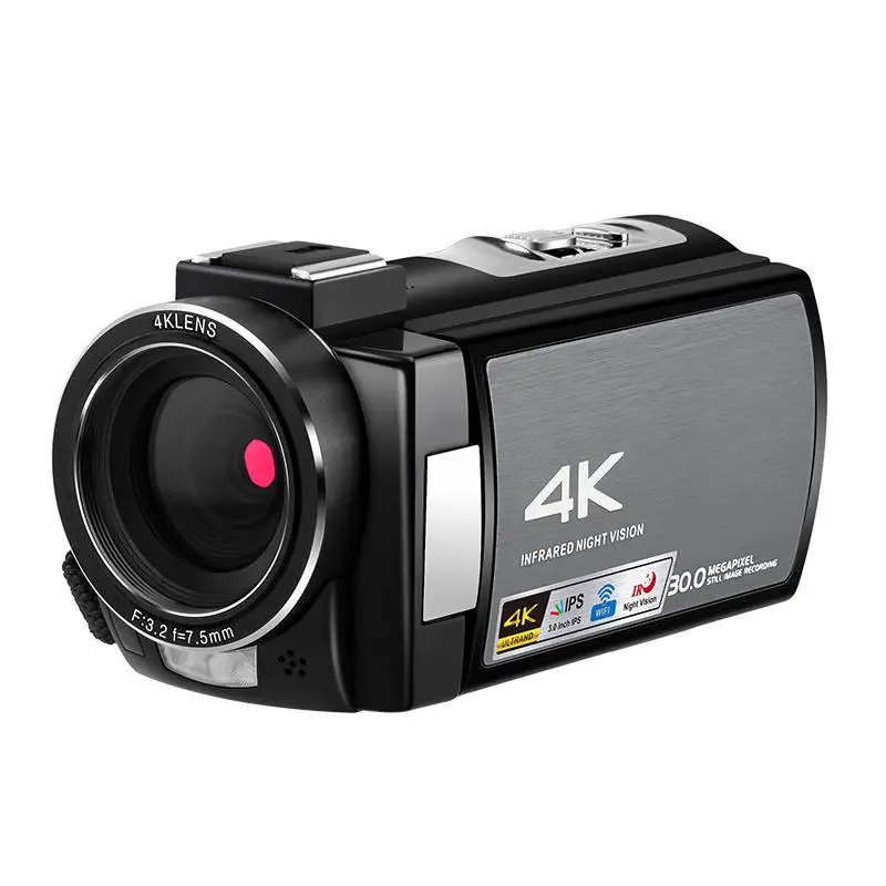 Night Vision Wifi Mic 3.0 Inch Touch Screen Video Camera Sup