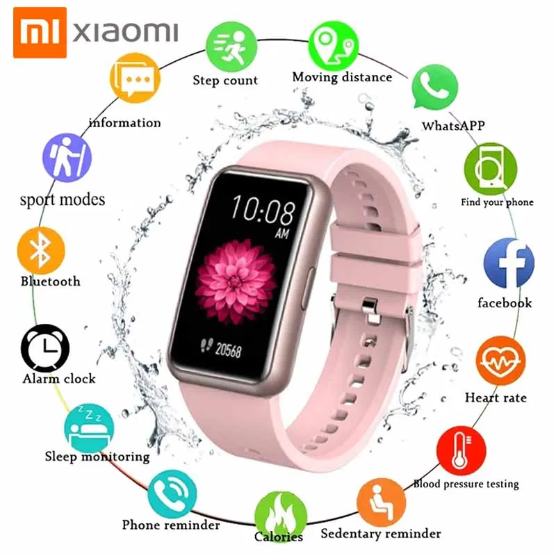 

2022 XIAOMI H06 Smart Watch Full Touch Blood Pressure Monitor Fitness Tracker Sport Smartwatch Women Men Waterproof Smart Clock