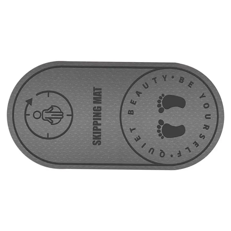 

Exercise Mat Travel Yoga Mat Jump Rope Mat Double-sided Non-slip Texture Design Good Toughness Suitable For Exercise Yoga