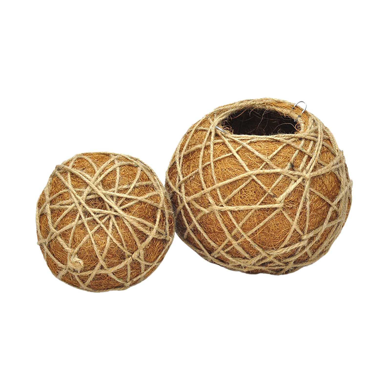 

Подвесные корзины для растений, уличные подвесные цветочные горшки 8 дюймов со стандартной металлической цепью, стойкие к коррозии и безопа...