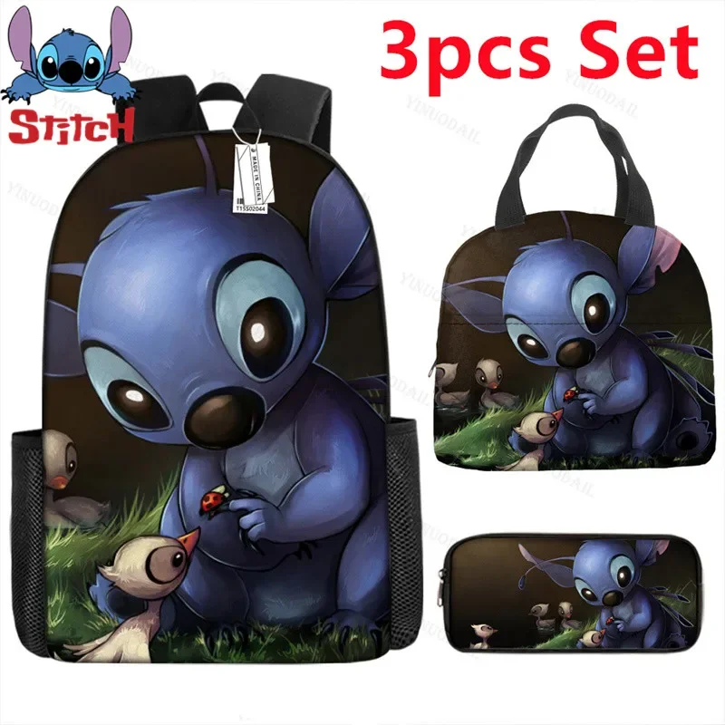 Рюкзак агент пликли Лило и Ститч школьный ранец для студентов школьные сумки