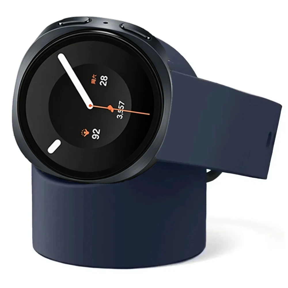 Фото Силиконовая зарядная подставка для Samsung Galaxy Watch 9/8/7/6 40/44 мм, Ultra 2-1 47 мм, зарядная станция-держатель для Watch 8 Classic 46 мм №5