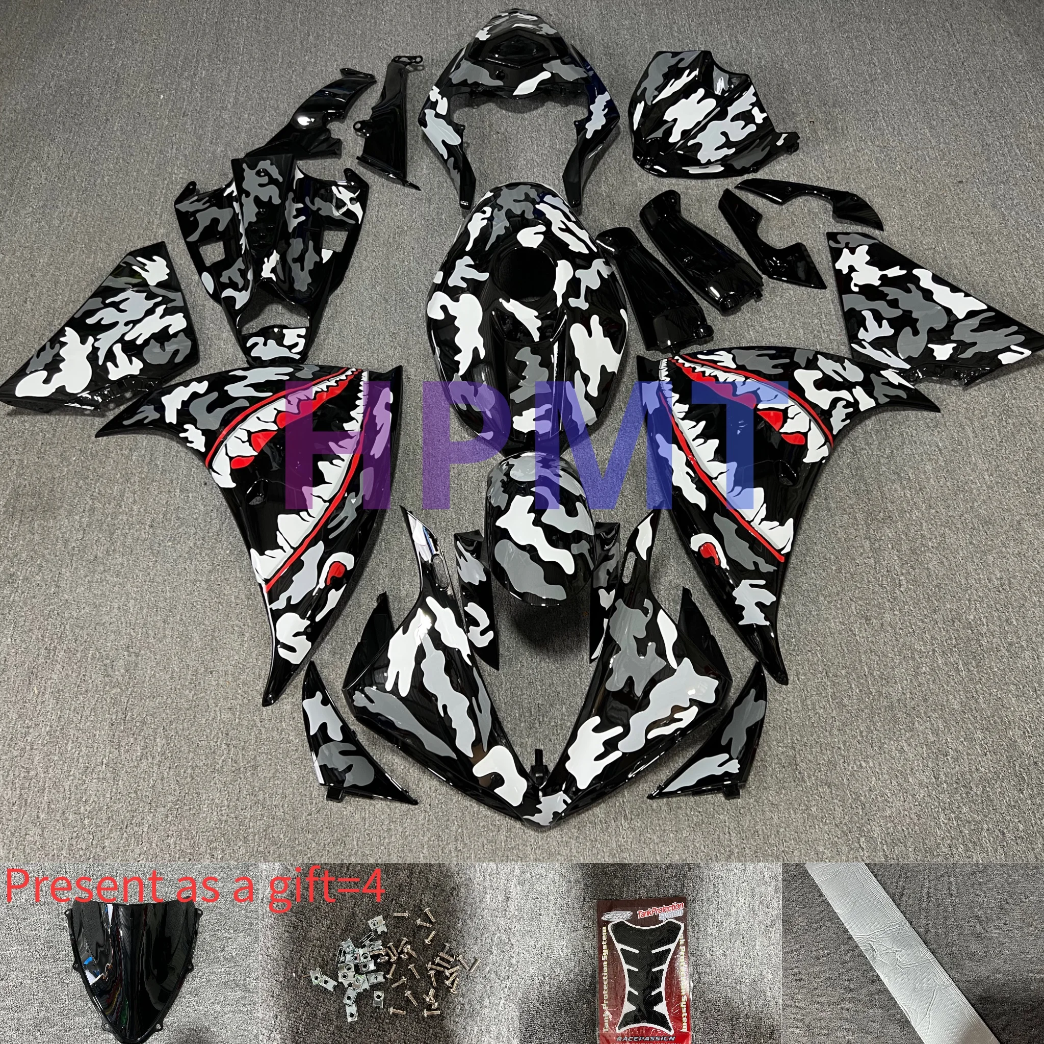 Новый комплект обтекателей для литья под давлением ABS мотоцикла подходит YAMAHA YZF R1