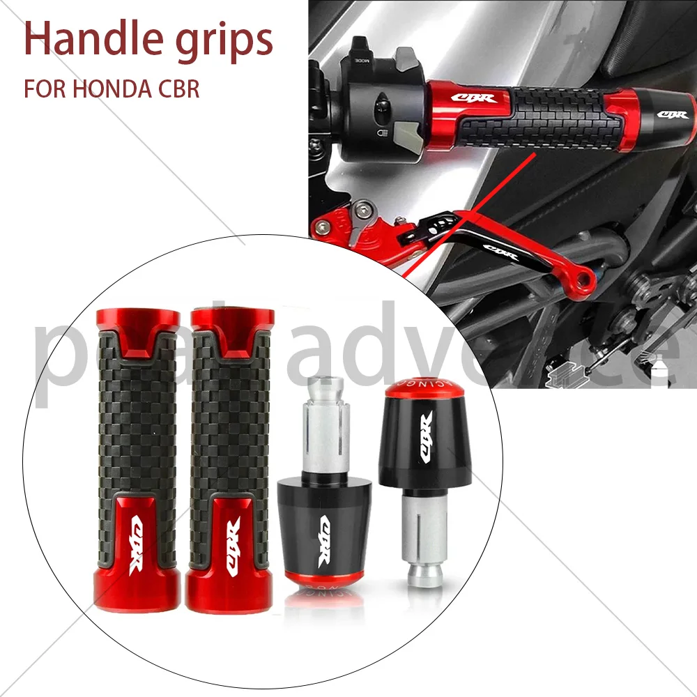 

For Honda CBR 600 400 900 650 150 125 300 500 929 954 1000 250 R/RR/F/XX 22mm Handle grips handlebar grip ends Plug