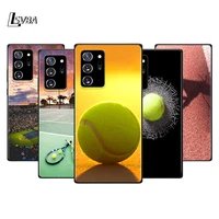 tennis ball sport silicone case for galaxy note 20 10 9 8 plus ultra lite a9 a8 a7 a6 plus a5 a3 2018 2017 black phone case