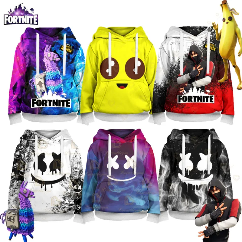 

Fortnite Pullovers Mens Girls Long Sleeve Hoodies Spring Autumn Women Teen Boys Game Sweatshirt Hoody Hooded Casual Sweatshirt