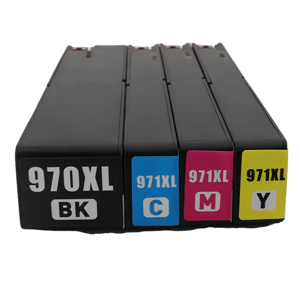 4PK 970XL 971XL Сменные чернильные картриджи для HP 970 XL 971 совместимые с принтером Officejet