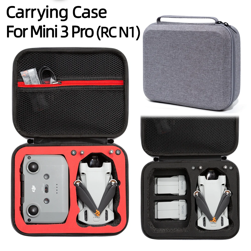

Hot Sale for DJI mini 3 pro gray single box storage bag carrying case travel waterproof shockproof suitable for DJI Mini 3 pro
