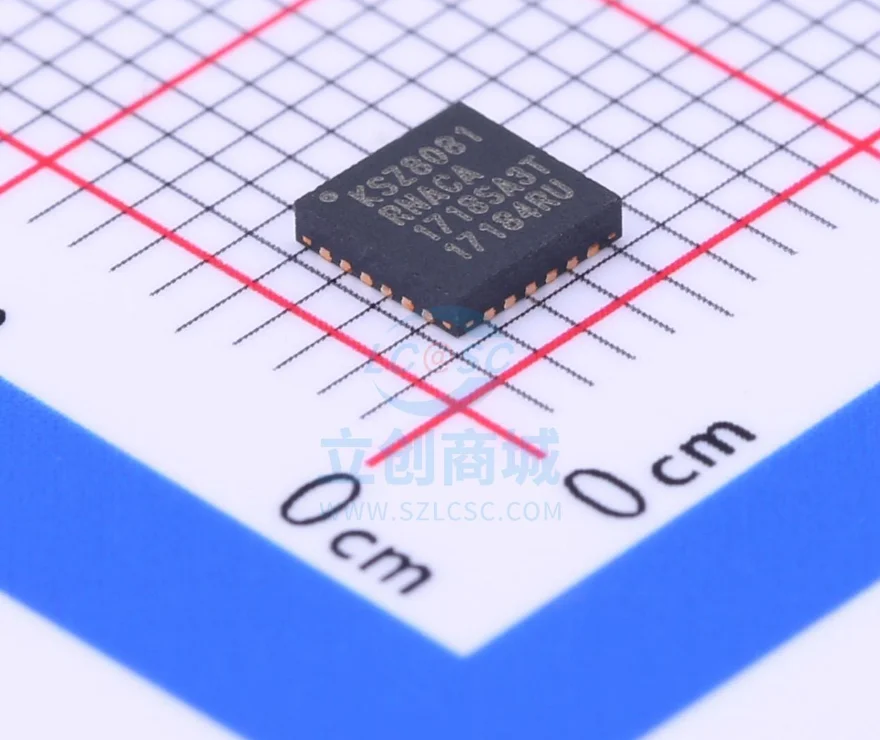 

KSZ8081RNACA-TR Package QFN-24 New Original Genuine Ethernet IC Chip