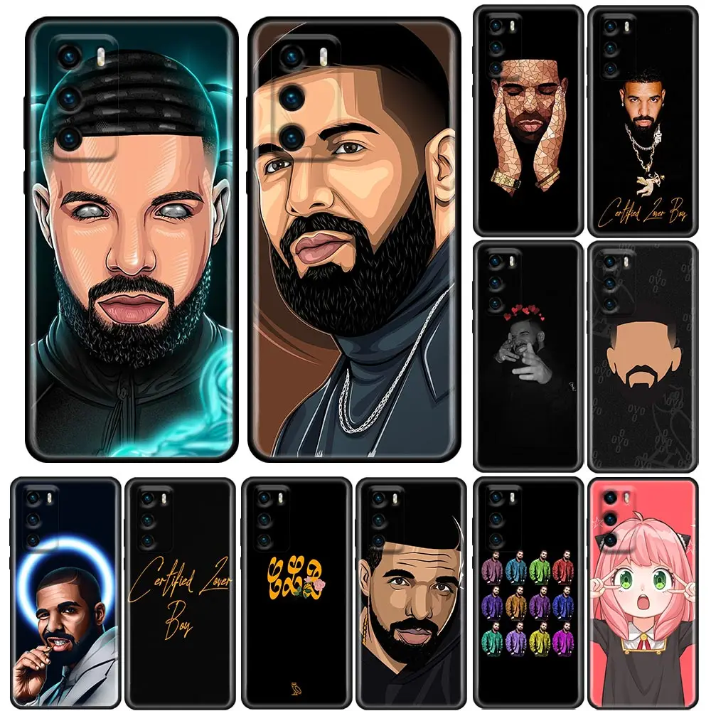 

Fundas Coque Phone Case for Huawei P10 P20 P30 P40 P50 P50E P Smart 2021 Pro Lite 5G Plus Case Capa Cover ZORORONG Rapper Drake