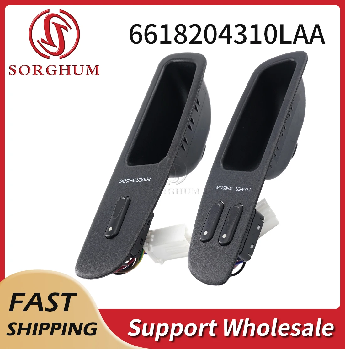 

Sorghum 6618204210LAA 6618204310LAA For Mercedes-Benz MB VAN MB100 MB140 Car Front Right Left Power Window Control Switch Button