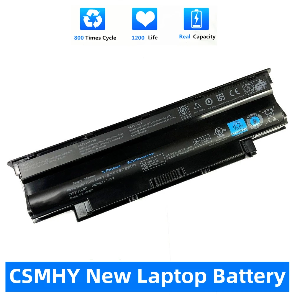 CSMHY-Batería de ordenador portátil J1KND para DELL Inspiron N4010 N3010 N3110 N4050 N4110 N5010 N5010D N5110 N7010 N7110 M501 M501R M511R, nueva