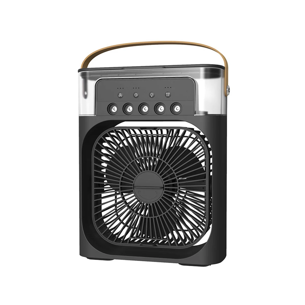 

Portable Air Conditioner Personal Desktop 5-Hole Spray Air Cooing Rechargeable Quiet Table Fan Office Bedroom-C