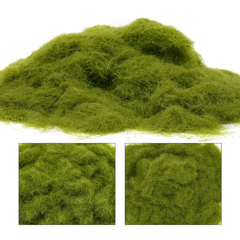Нейлоновая искусственная трава, модель железной дороги, газон, трава, порошок, Зеленый пейзаж, 30 г, 3 мм, нейлоновая трава, порошок для моделирования, хобби, искусственная трава