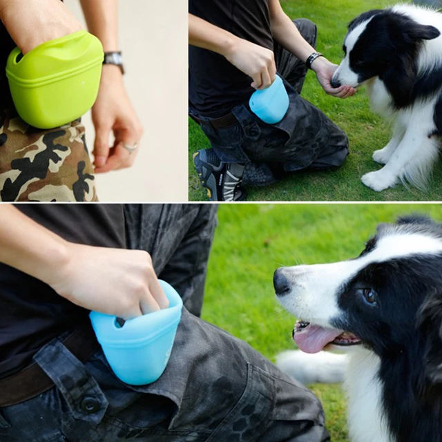 Durable Pet Dog Training Bag Portable Treat Snack Bait Dogs Obedience Agility Outdoor Feed Storage Pouch Food Reward Waist Bags 2