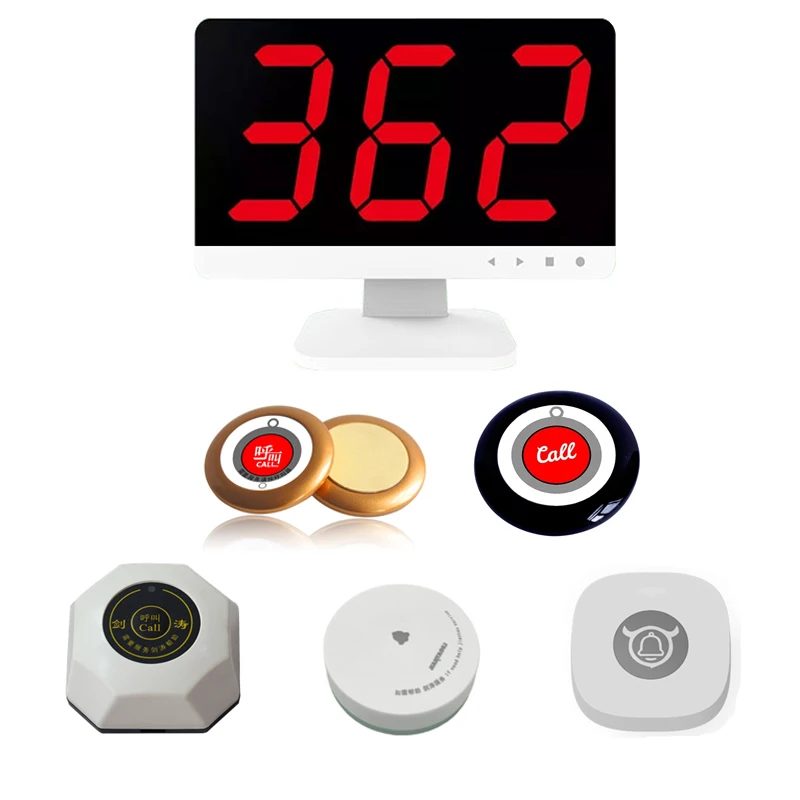 JT-362-MAX Radio Receiver Waiter Buzzer Wireless Calling Pager System For Hookah Shisha Food Truck Restaurant Equipment Coffee