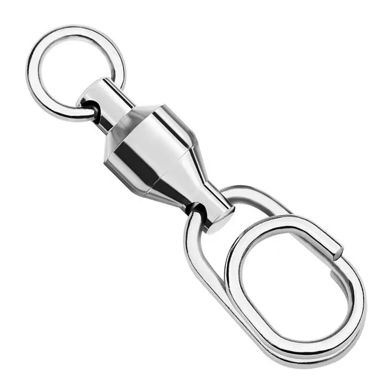 Высокопрочные защелки рыболовные вертлюги поворотный соединитель кольцо на