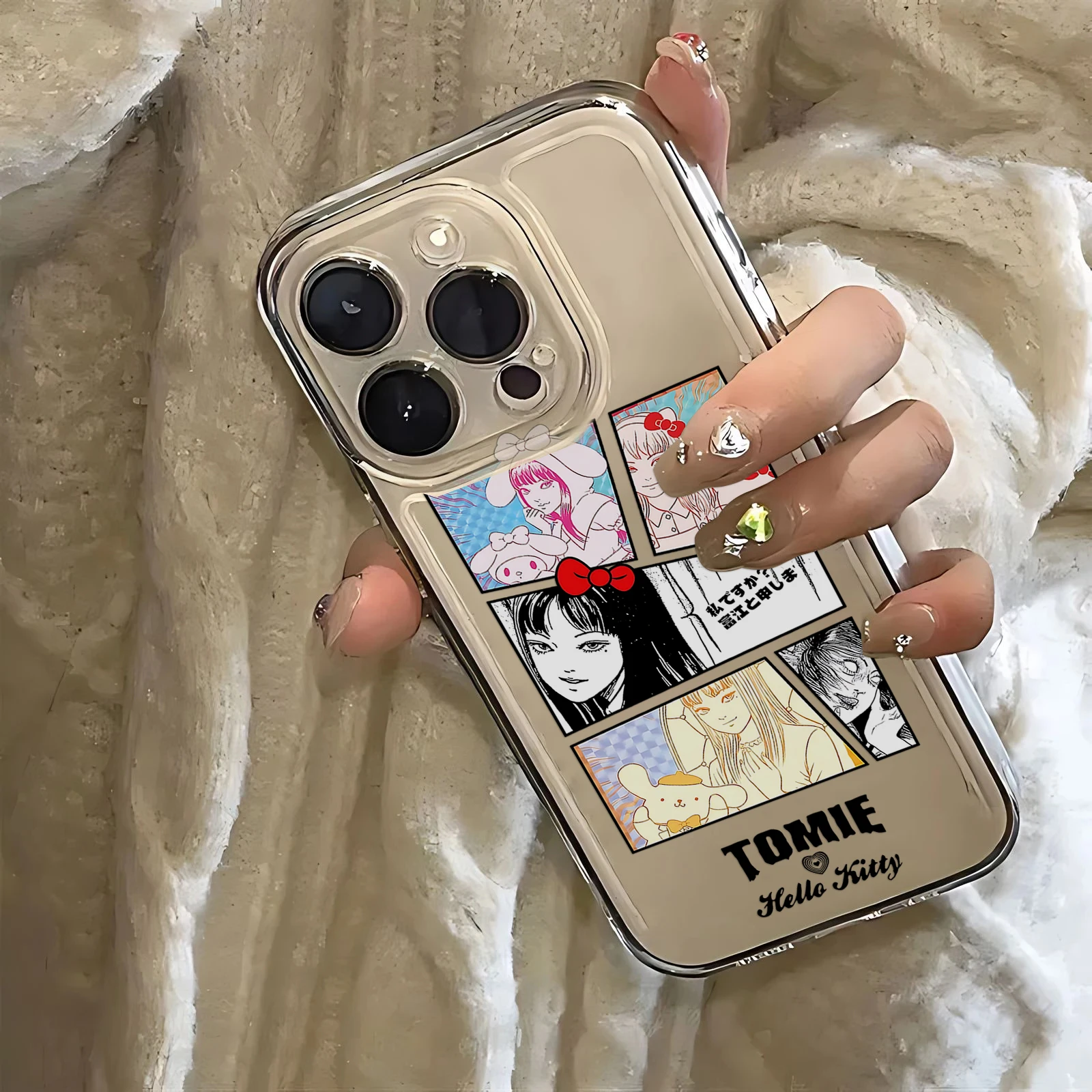 Милый чехол для телефона Tomie Kawakamis Hellos Kittys Samsung S25 S24 S23 S22 S21 S20 S10 FE Note20 Note10 Plus Ultra Lite 5G