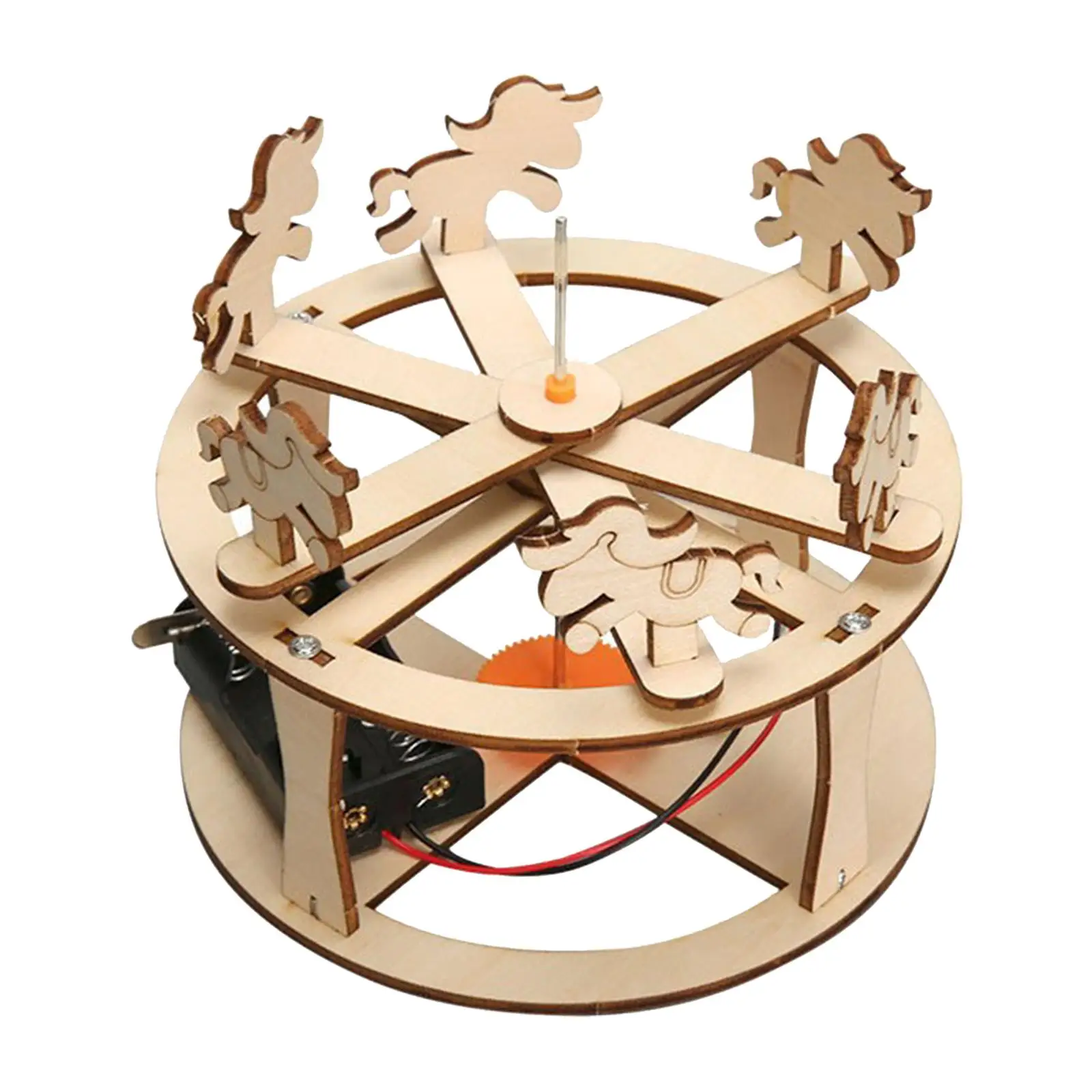 

Physical Scientific Experiment Carousel DIY Toy Teaching Aids Experiment Toy Easy to Assemble Stem science Toy for Children