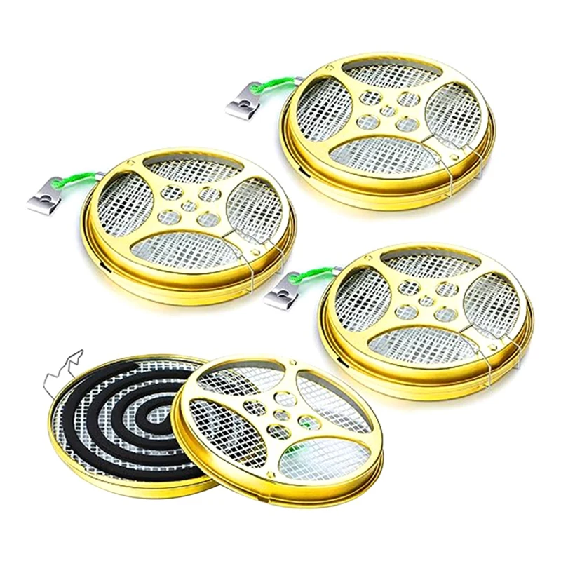 

Portable Mosquito Coil Holder-Mosquito Coil & Incense Burner For Outdoor Use,Pool Side,Patio,Deck,Camping,Hiking,Etc, Durable A