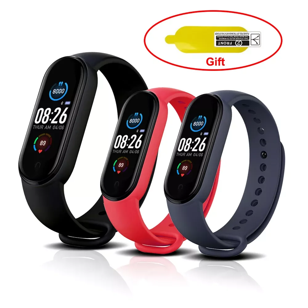 

M5 Smarth Band Men Women Sport Watches Fitness Tracker Pedometer Heart Rate Blood Pressure Monitor Smart Wristbands