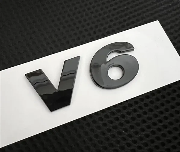 

1 шт. 3D ABS V6 V8 TDI TSI Автомобильная буква Задняя эмблема значок наклейка Стайлинг