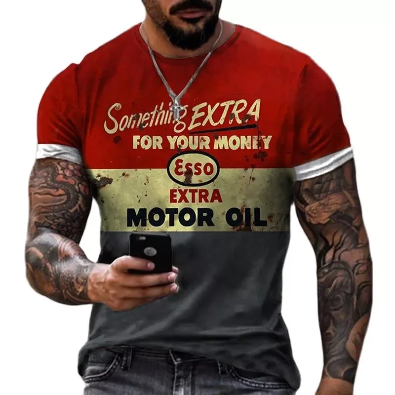 

NEW IN T Shirt For Men Clothes Summer Casual Short Sleeve Tshirt Streetwear Print Letter Tee Shirt Men T-shirts Tops Tees 6XL