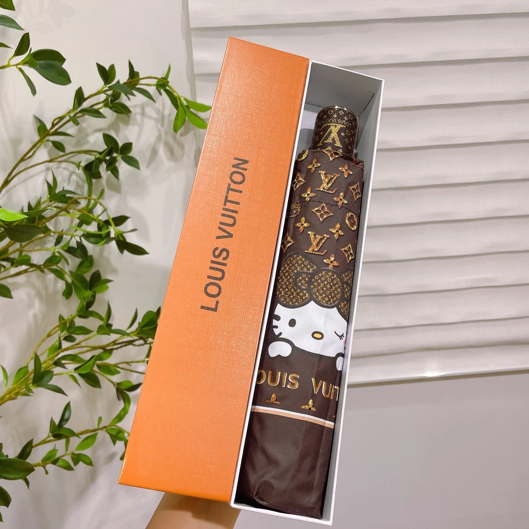 Зонты Louis Vuitton Новый ветрозащитный зонт прочный роскошный автоматический деловой