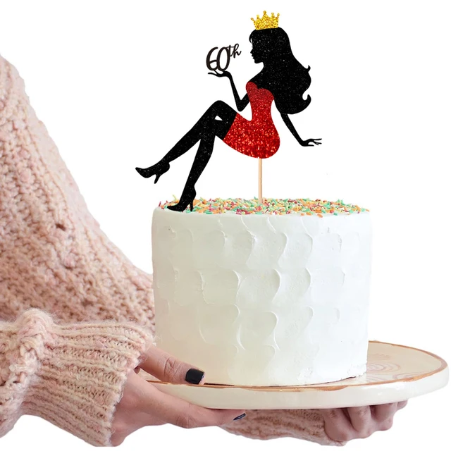 

Блестящие картонные фигурки для торта МJCakedecor