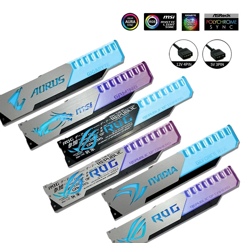 Поддержка графического процессора RGB кронштейн для видеокарты 5 В стандартный