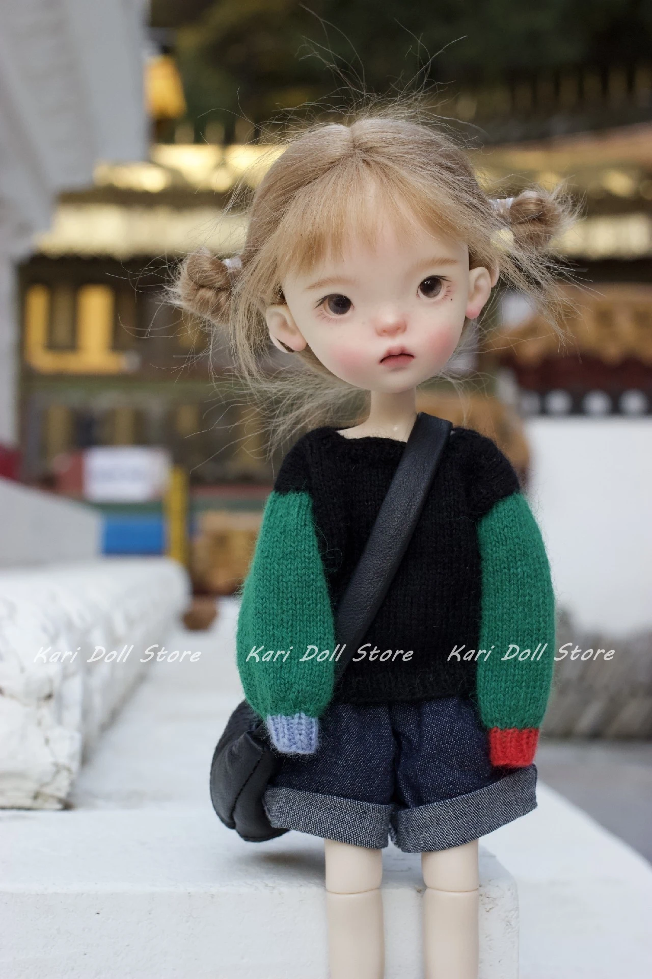 Одежда и юбки для куклы Kari 2025 вязаная вручную кашемировая контрастная кукла с