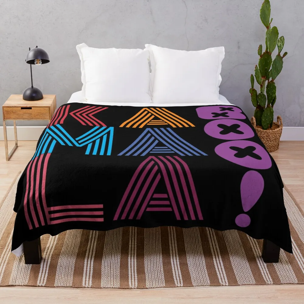 Камала Харрис Хэллоуин Бу! Декоративное одеяло Роскошные дизайнерские одеяла