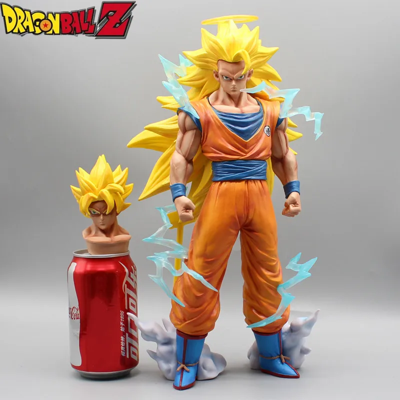 

35 см Драконий жемчуг зал игры супер три солнце Гоку взрывчатые Saiyan Gk коллекционные модные ПВХ Фигурки Модели украшения-игрушка подарок