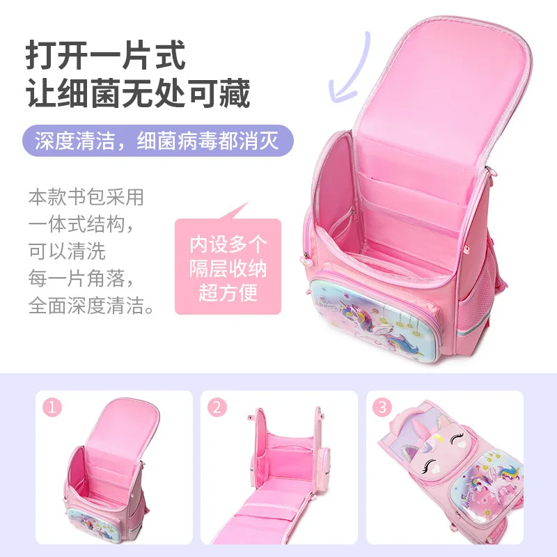 Children School Bags for Girls Orthopedic Backpack Kids cartoon Backpack schoolbag Primary School backpack Kids Satchel mochila