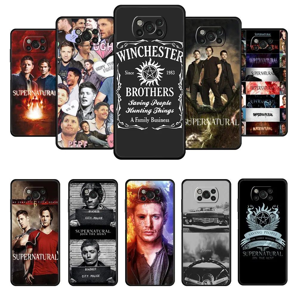 

Supernatural tv show Celular Funda TPU Coque For Xiaomi POCO M4 Pro 5G MI 11 lite F4 GT F3 M3 X4 X3 NFC 11T 10T 9T