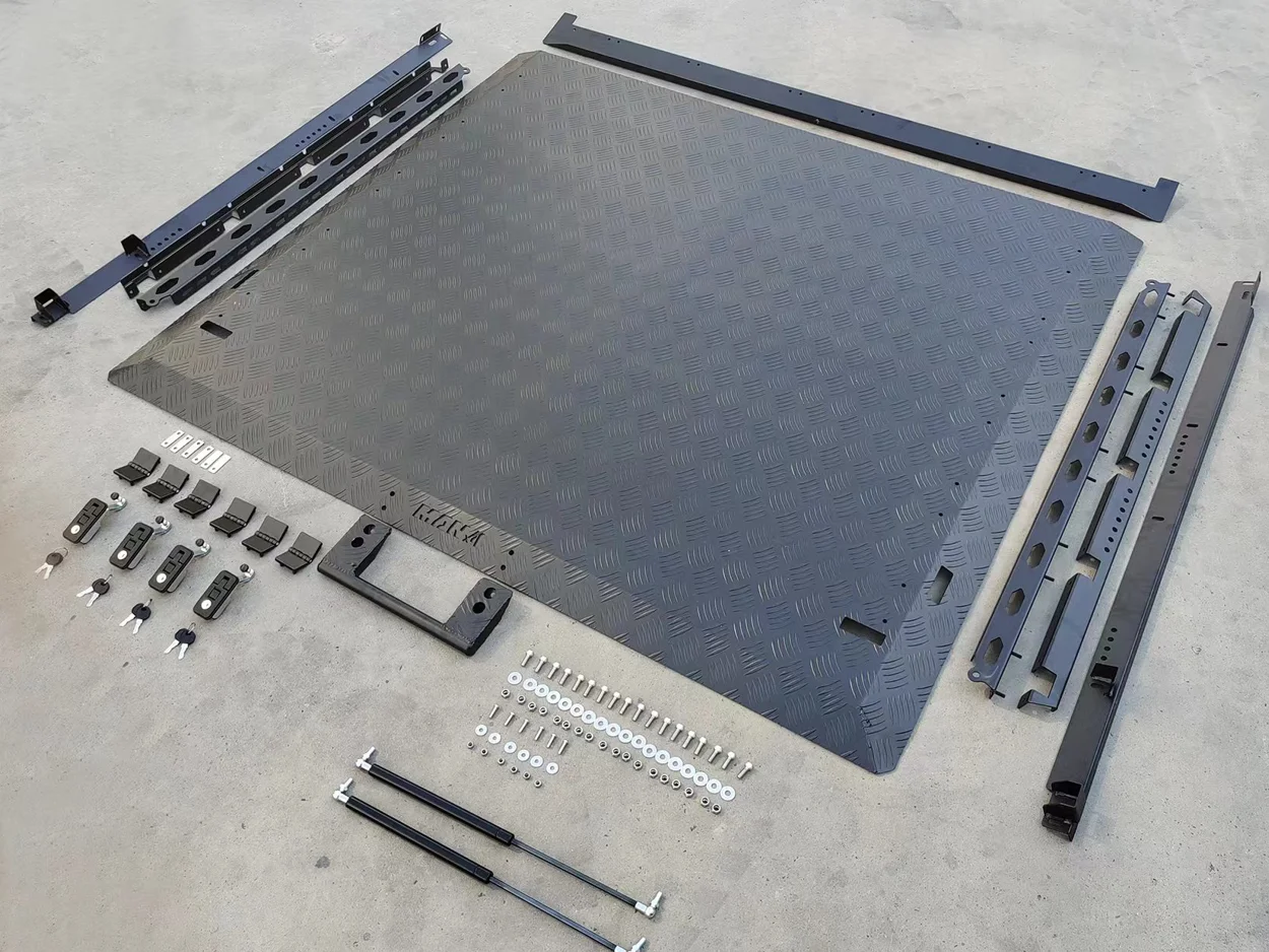 wa część zewnętrzna 4x4 samochodu akcesoria chowany pokrowiec na łóżko Pickup aluminiowy Tonneau dla Ranger