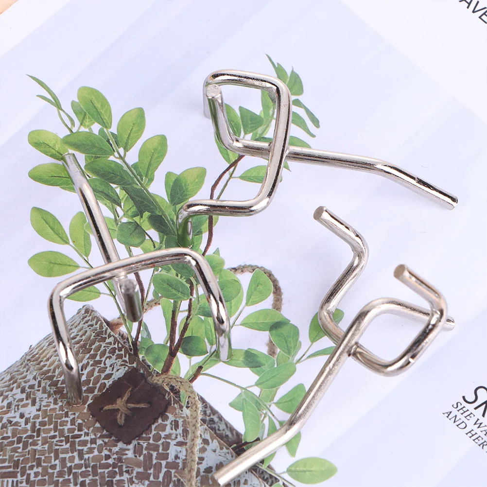 50cps крючок для полки супермаркета с тремя ножками доски вилками треугольный