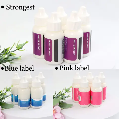 Прозрачный клей без остатков, сильная фиксация, клей для парика, клей для волос, 1-2 шт., водонепроницаемый, устойчивый к поту, плавильный клей для кружева, клей для установки парика