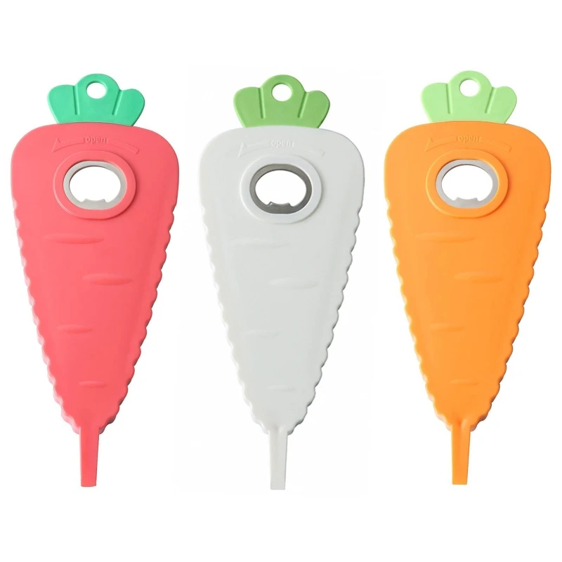 

Bottle Opener Multi-purpose Kitchen Gadgets Carrot Shaped Beer Openers