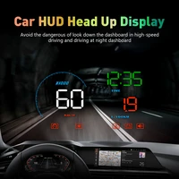wying a9 hud heads up display car windshield obd2 ii euobd automatic speed alarm car electronic accessories
