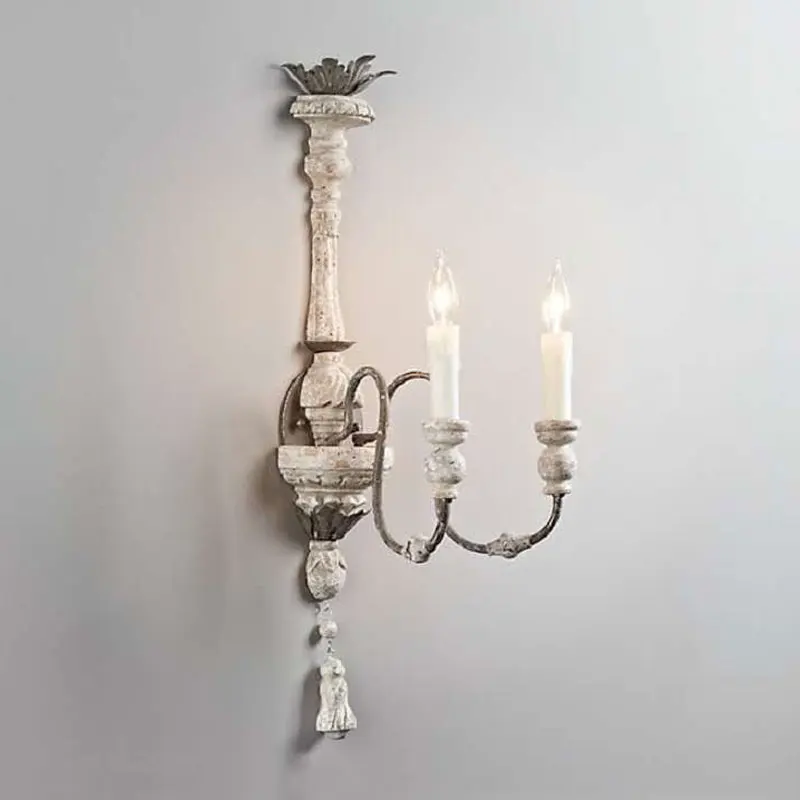 Ретро-стиль френч гостиная спальня коридор креативное американское дерево