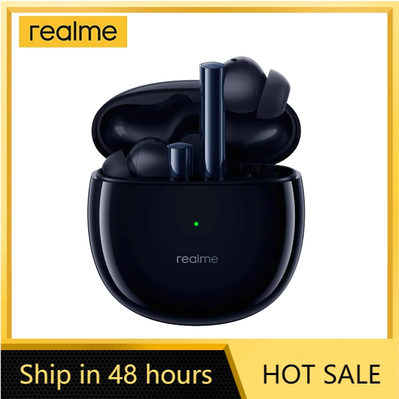 

Bluetooth-наушники Realme Buds Air 2 ANC, 88 мс, 25 часов воспроизведения