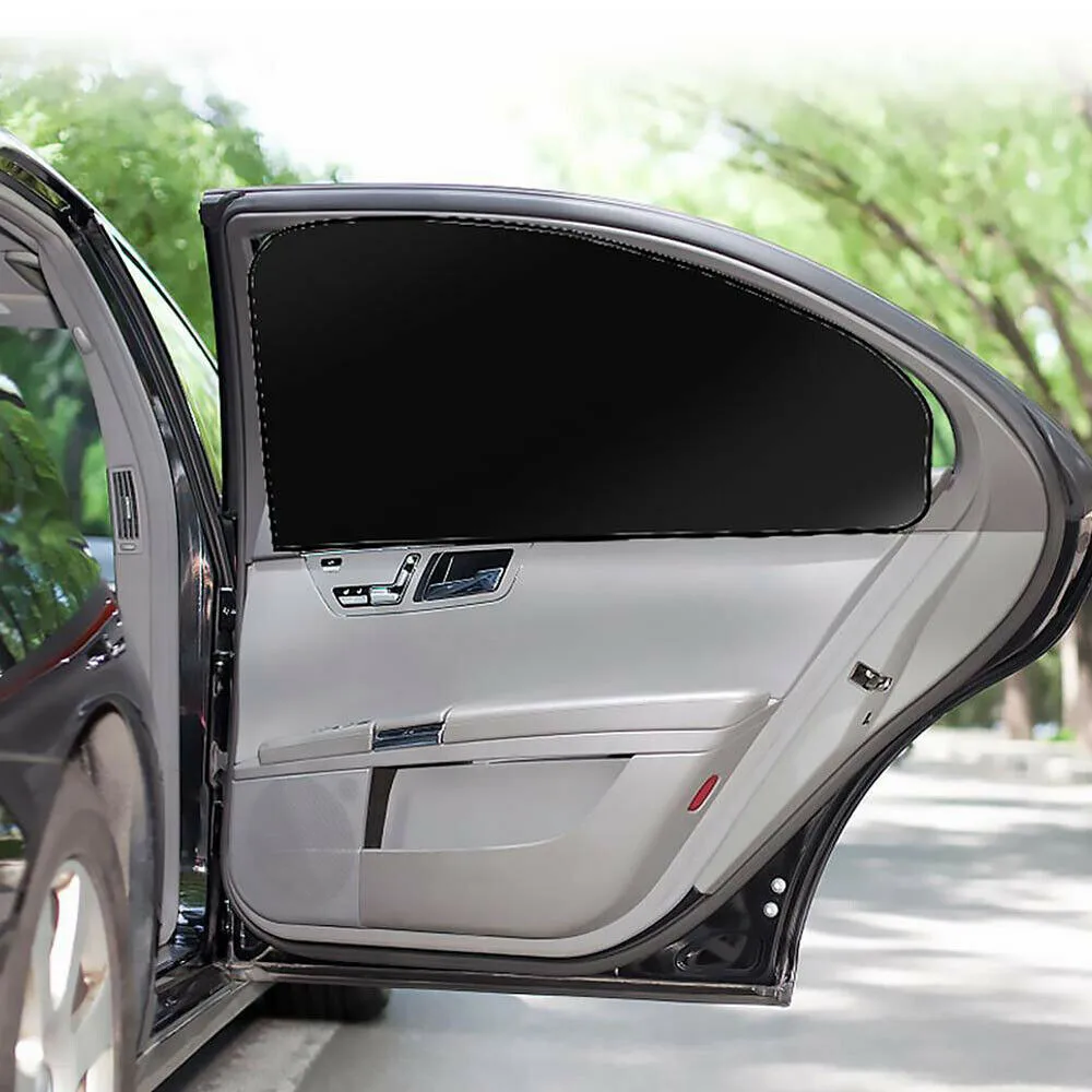 

80cm*50cm Car Window Adsorbed Sunshade Sun-proof Sunshade Trim Universal